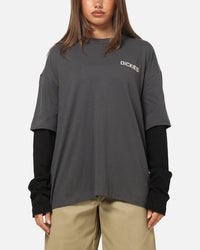 Dickies Payson 2Fer Long Sleeve T-Shirt Black