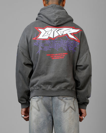 Loiter Cyberkinetics Premium Hoodie Washed Charcoal