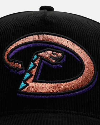 New Era Arizona Diamondbacks 'Black Cord' 9FORTY A-Frame Corduroy Snapback Black