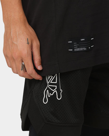 The Anti Order Military Oversized Polo Shirt Black/White