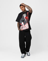 Goat Crew X Naruto Itachi Vintage T-Shirt Black Wash