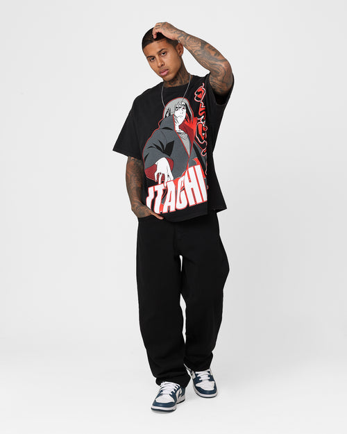 Goat Crew X Naruto Itachi Vintage T-Shirt Black Wash