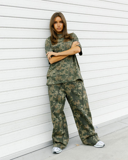 American Thrift Short Sleeve T-Shirt Camo