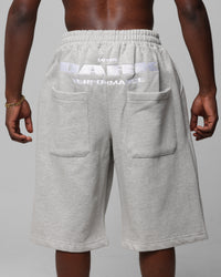 Loiter Dark Performance Fleece Shorts Grey