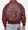 Ed Hardy Studded Bomber Jacket Red