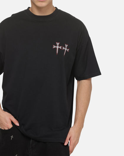 Saint Morta Liberty Boxy T-Shirt Vintage Black