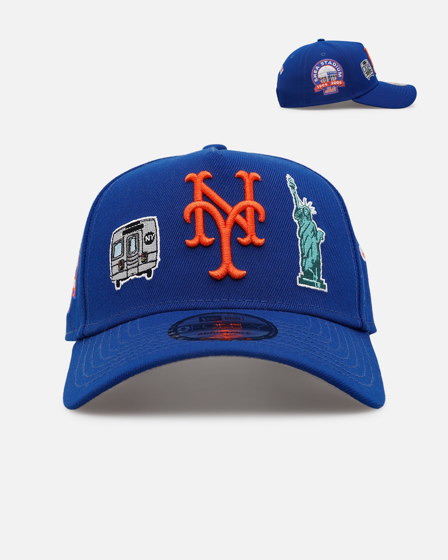 New Era New York Mets 'City Icons' 9FORTY A-Frame Snapback Blue