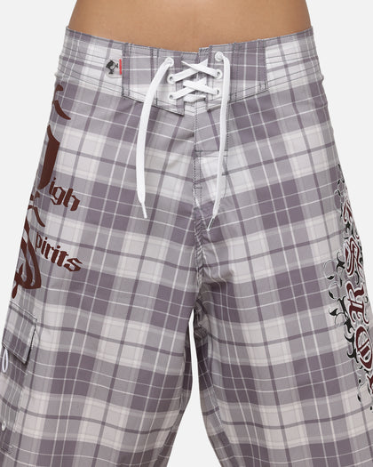 Worship Catharsis Long Boardshorts Light Grey
