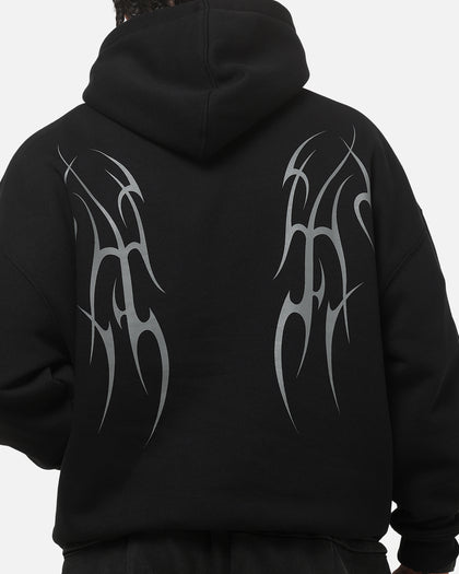 Saint Morta Consortium Boxy Hoodie Black