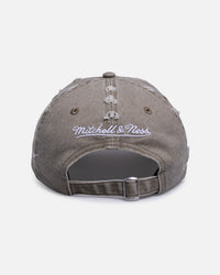 Mitchell & Ness San Antonio Spurs 'Collegiate' Dad Fit Strapback Charcoal