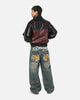 Ed Hardy Voltage Bomber Jacket Black/Burgundy