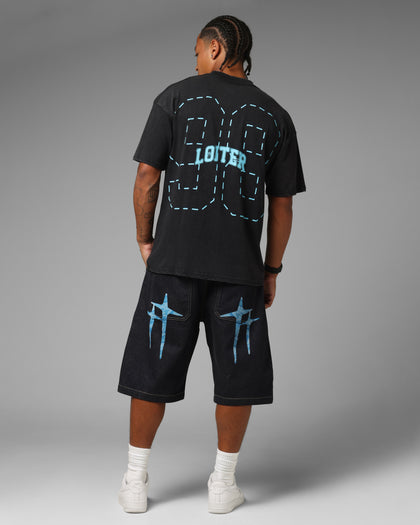 Loiter Phanton 98 T-Shirt Black Acidwash
