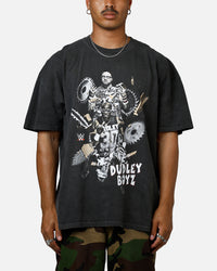 Culture Kings X WWE Dudley Boyz Ruthless Aggression Vintage T-Shirt Washed Charcoal