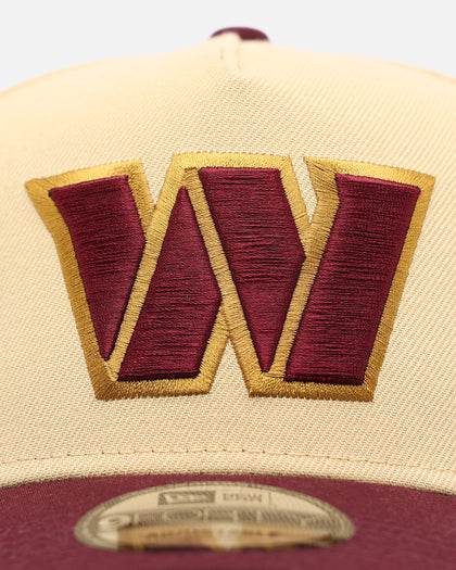 New Era Washington Commanders 'Vintage' 9FORTY A-Frame Snapback Vegas Gold