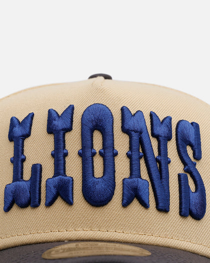 New Era Detroit Lions 'Vintage' 9FORTY A-Frame Snapback Vegas Gold