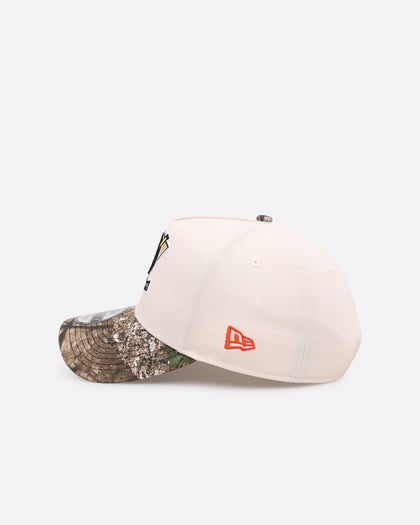 New Era Anaheim Ducks 'Realtree Visor' 9FORTY A-Frame Snapback Cream/Camo
