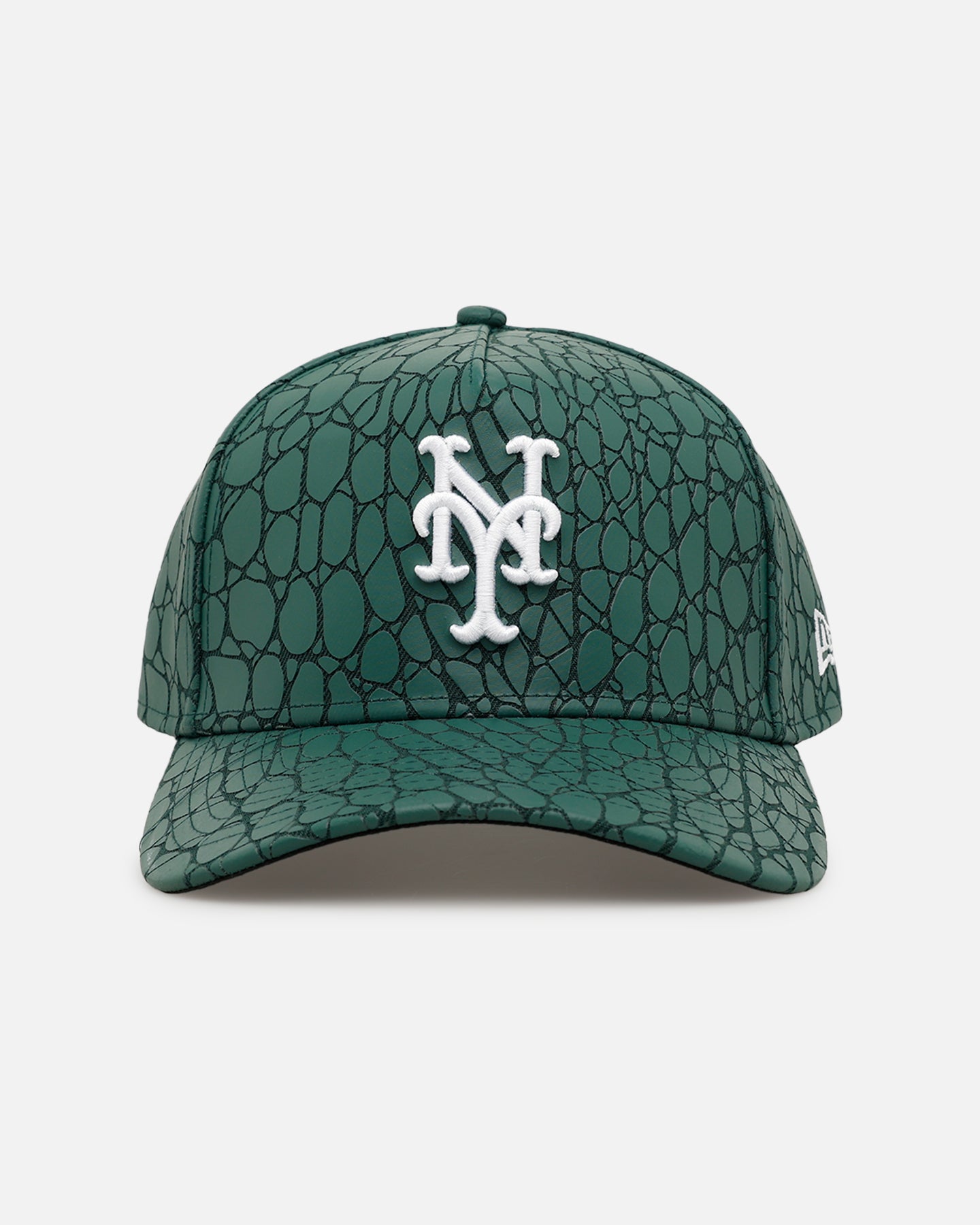 New Era New York Mets 'Croc Skin 2.0' 9FORTY A-Frame Snapback Dark