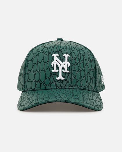 New Era New York Mets 'Croc Skin 2.0' 9FORTY A-Frame Snapback Dark Green