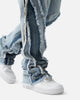 MNML B373 Flare Denim Jeans Light Blue