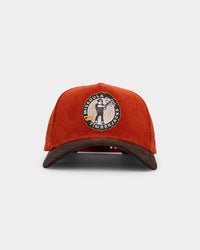 New Era Missoula Timberjacks 'Pumpkin Spice Corduroy' 9FORTY A-Frame Snapback Copper/Brown