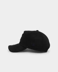 New Era New Zealand Warriors 'Black On Black' 9FORTY A-Frame Snapback Black