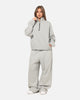 American Thrift Leisure Quarter Zip Mock Neck Sweater Grey Marle