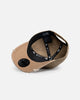 New Era Los Angeles Dodgers 'Applique Distressed' 9FORTY A-Frame Snapback Khaki