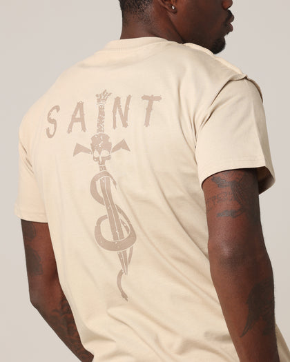 Saint Morta Daggers Lafayette T-Shirt Stone/Brown
