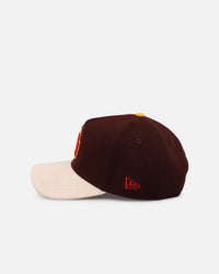 New Era Los Angeles Dodgers 'Members Only' 9FORTY A-Frame Snapback Brown