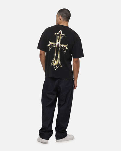 73Studio X WWE Rey Mysterio Independence T-Shirt Black Acidwash