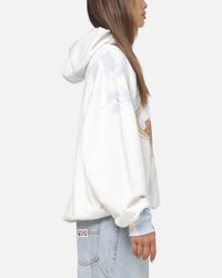 Represent Beach Boys Script Hoodie Blue Tie Dye