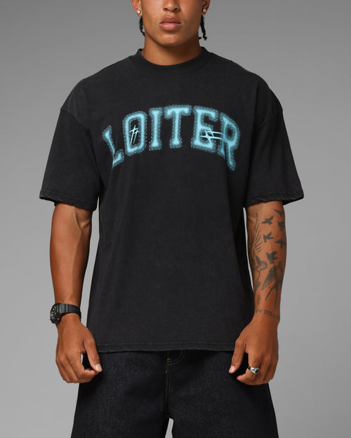 Loiter Phanton 98 T-Shirt Black Acidwash