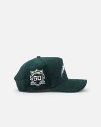 New Era Los Angeles Chargers 'Dark Green Cord' 9FORTY A-Frame Corduroy Snapback Dark Green