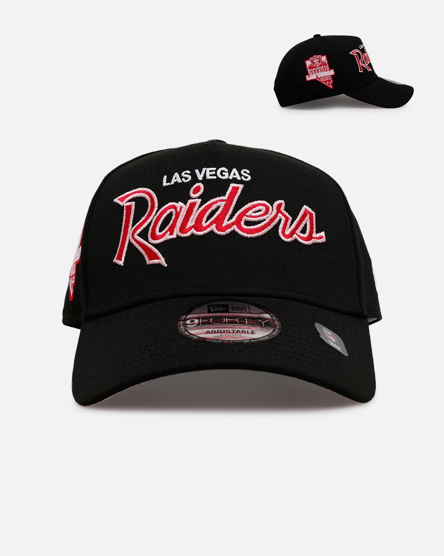 New Era Las Vegas Raiders 'Black And Pink' 9FORTY A-Frame Snapback