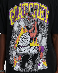 Goat Crew Rubble T-Shirt Black Wash