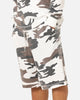 XXIII Printed Thermal Shorts Snow Camo
