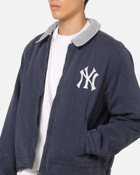 Majestic Athletic New York Yankees Paint Splat Carpenter Jacket Indigo