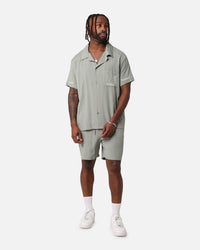 XXIII Serene Linen Shorts Sage Green