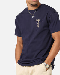Saint Morta Daggers Lafayette T-Shirt Indigo