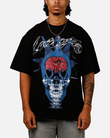 Loiter Brain Rot Vintage T-Shirt Black