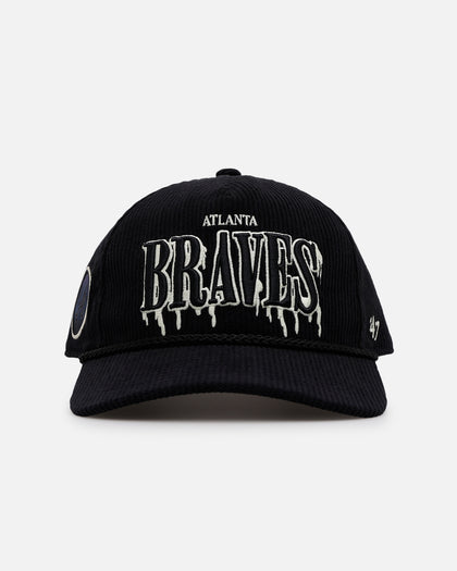47 Brand Atlanta Braves 'Slasher' 47 Hitch Corduroy Snapback Black