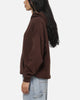 Carre Box Check Hoodie Chocolate