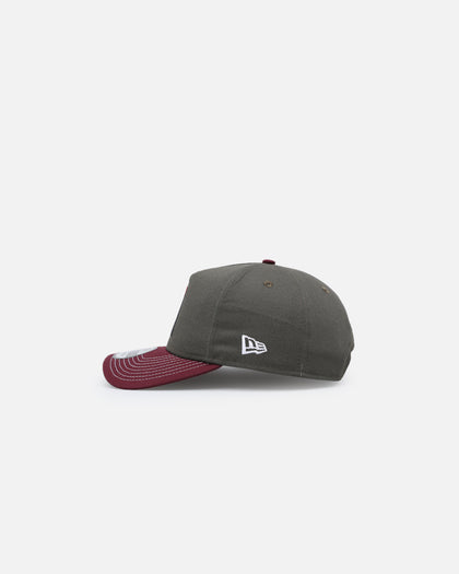 New Era Houston Astros 'Contrast Visor' Pre-Curved Golfer Snapback Moss/Maroon