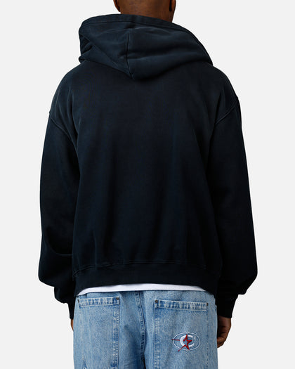 American Thrift Zip Hoodie Washed Black