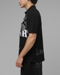 Loiter United Polo T-Shirt Black