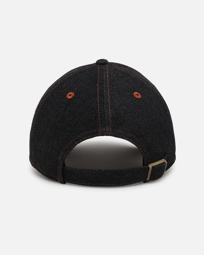 New Era Chicago White Sox "Black Denim" Classic Casual Strapback Black Denim/Rust Contrast