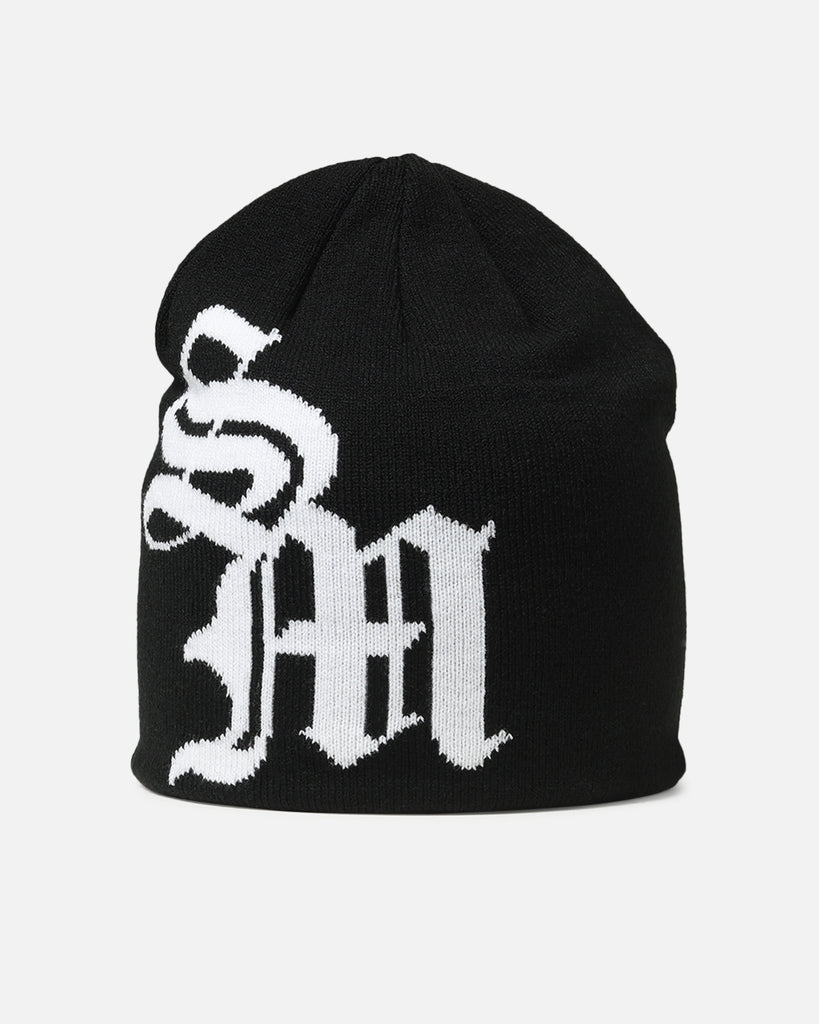 Saint Morta Monogram Fold Beanie Black | Culture Kings US