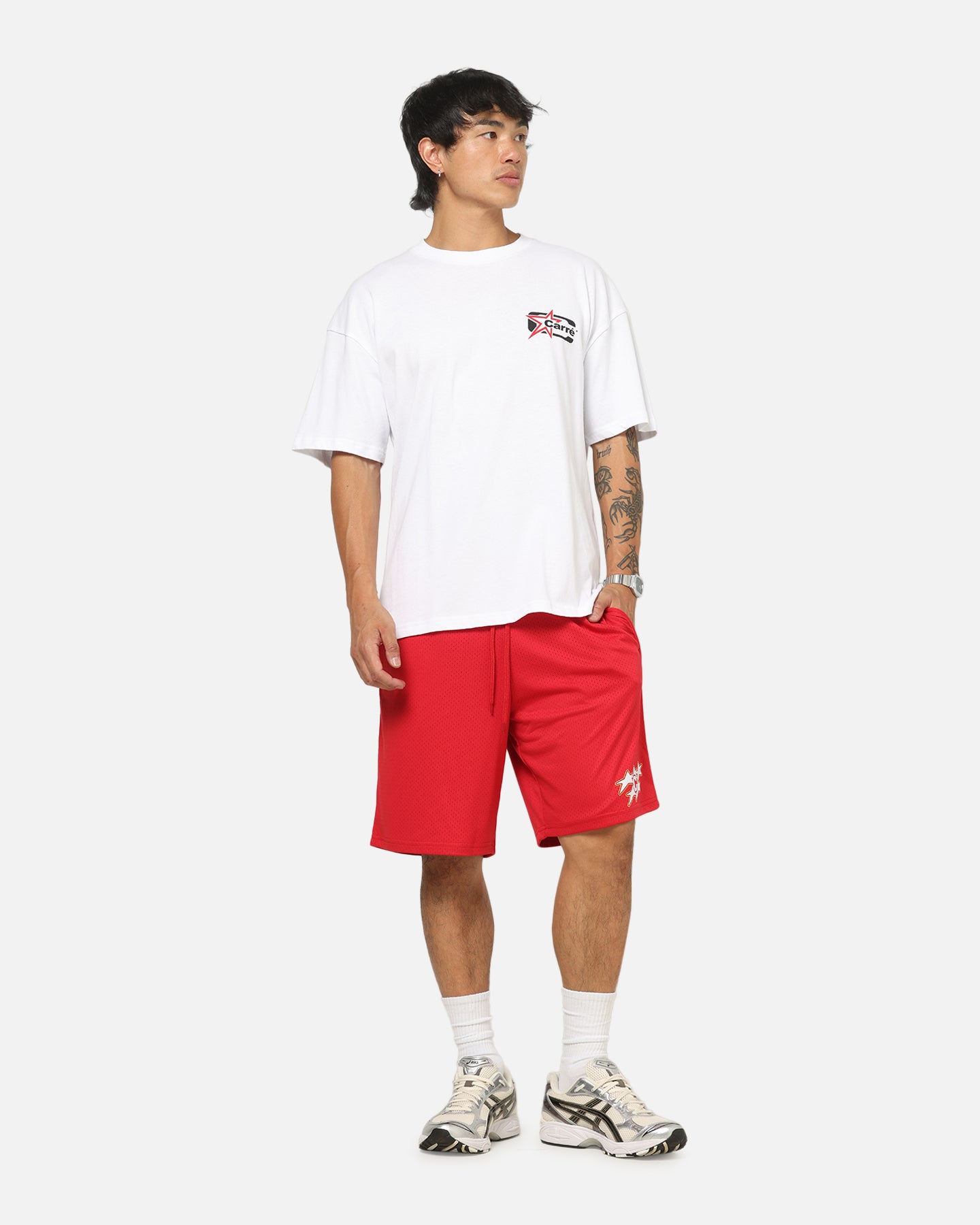 Carre Sideline Basketball Shorts Red | Culture Kings US