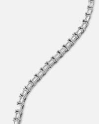 Saint Morta Landscape Baguette Chain Iced White Gold