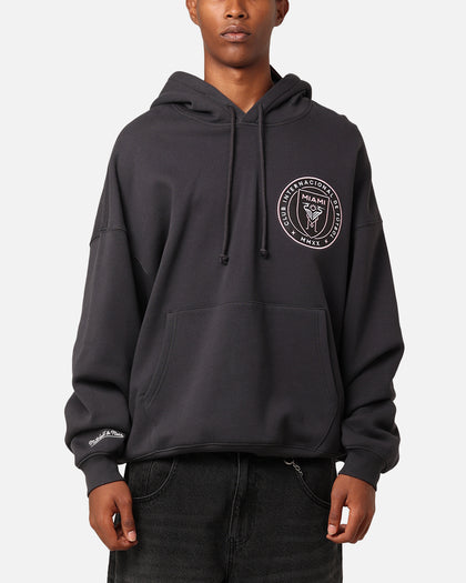 Mitchell & Ness Inter Miami CF Logo Hit Hoodie Faded Black